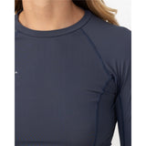O'Neill Womens HyperFreak Skins Long Sleeve Rash Vest