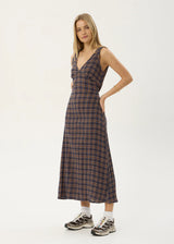 Afends Tully Seersucker Maxi Dress