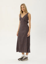 Afends Tully Seersucker Maxi Dress
