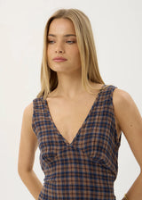 Afends Tully Seersucker Maxi Dress