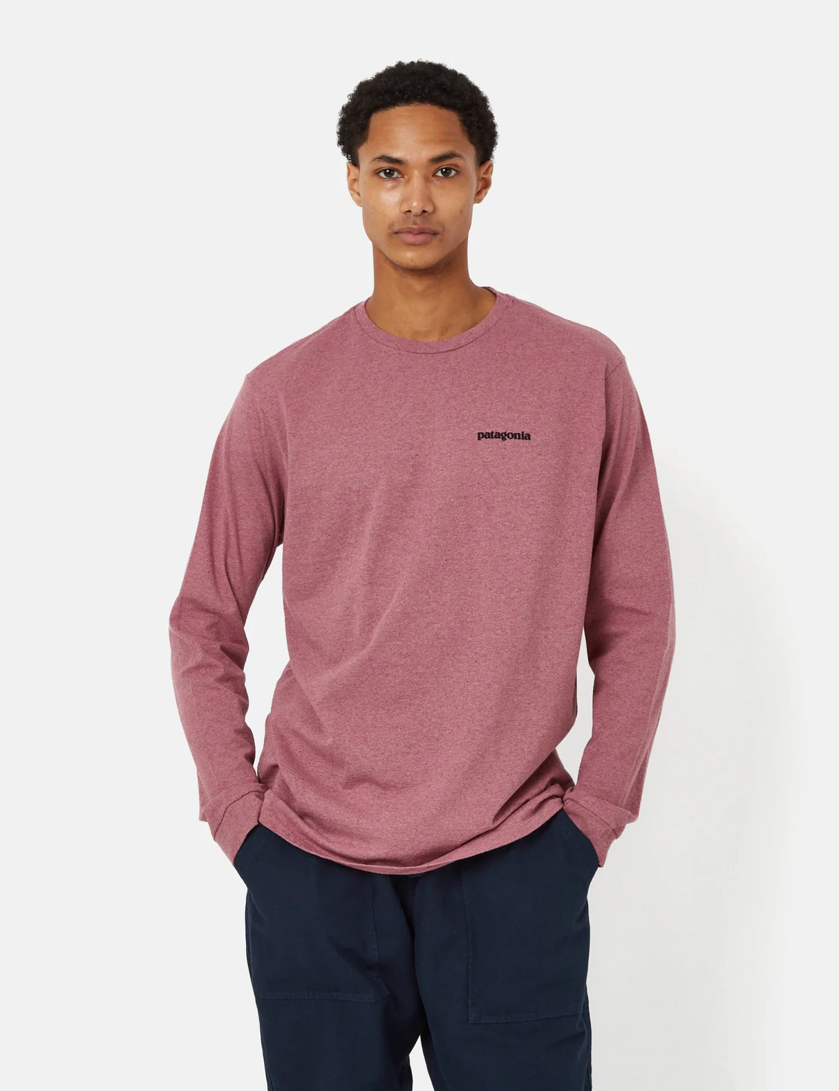 Patagonia Long-Sleeve P-6 Logo Responsibili-Tee