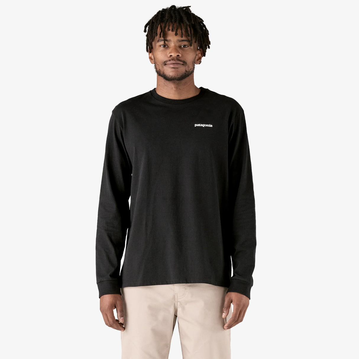 Patagonia Mens Long-Sleeved P-6 Logo Responsibili-Tee