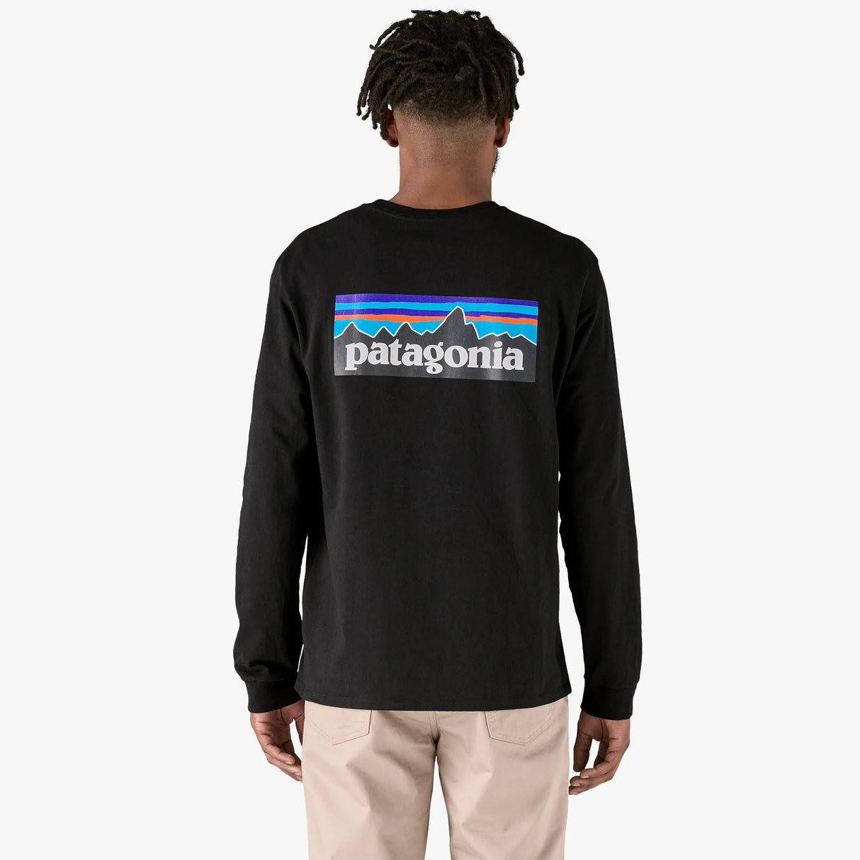 Patagonia Mens Long-Sleeved P-6 Logo Responsibili-Tee