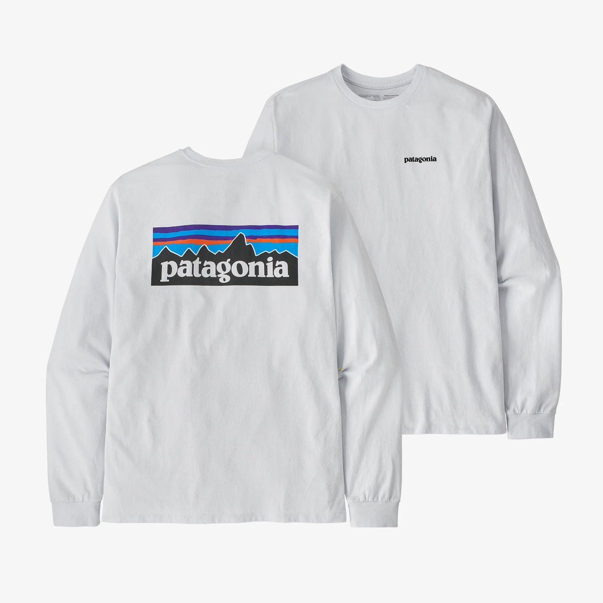 Patagonia Mens Long-Sleeved P-6 Logo Responsibili-Tee