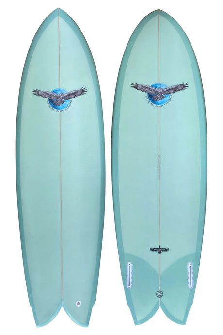 Joel Fitzgerald Dream Catcher Twin Fin Fish Surfboard