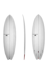 Tolhurst HI BT 3+3 Thunderbolt Red Surfboard