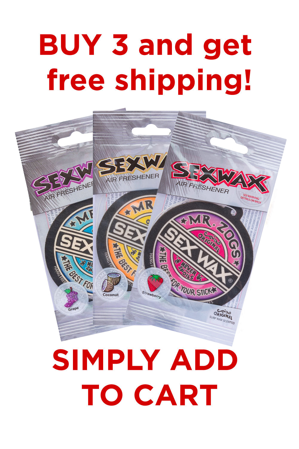 Sex Wax Car Air Freshener Australia