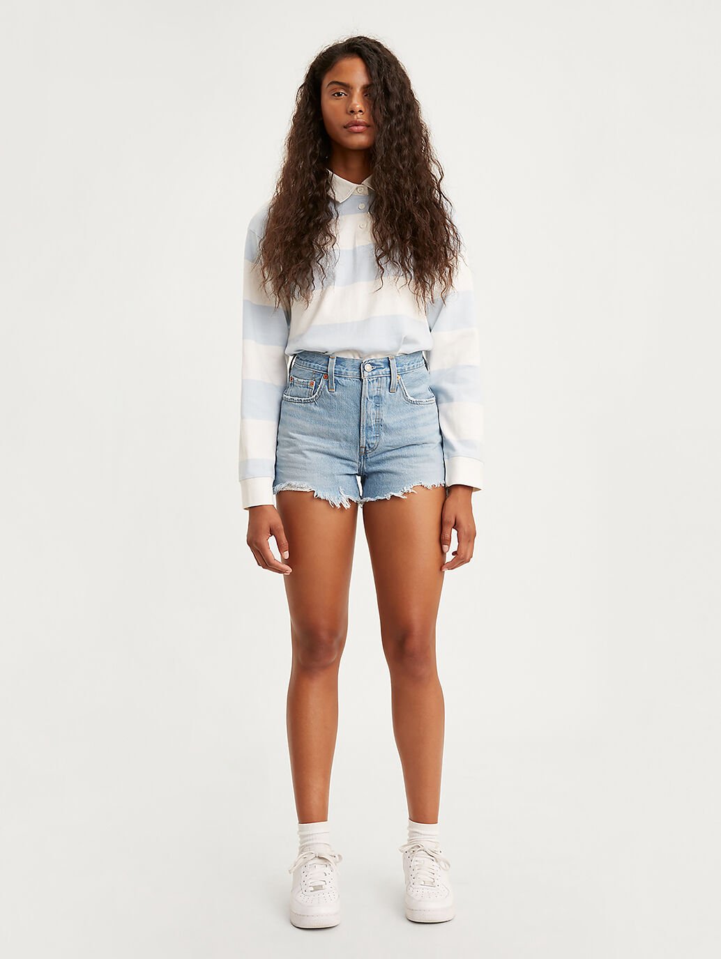 Levis Womens 501 Original High Rise Shorts