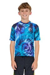 O'Neill Boy's Dopedye UV Short Sleeve Rash Shirt