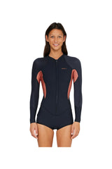 O'Neill Women's Hyperfreak Front Zip Long Sleeve 2mm Springsuit -  SIENNA LINEN