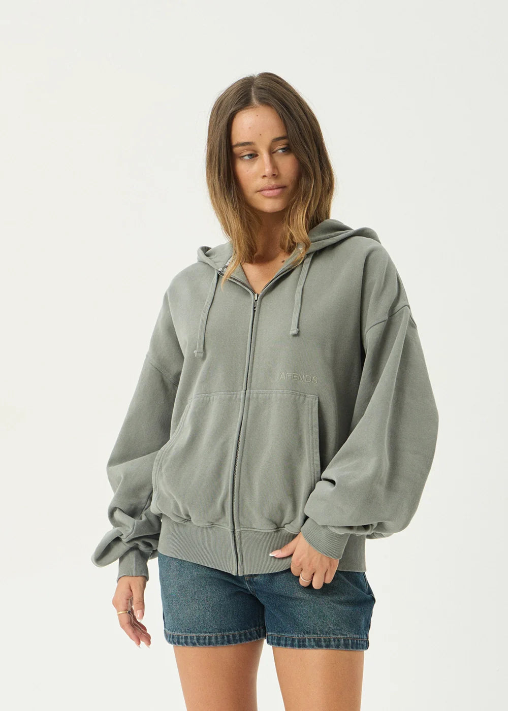 Afends Genesis Boxy Zip Hood