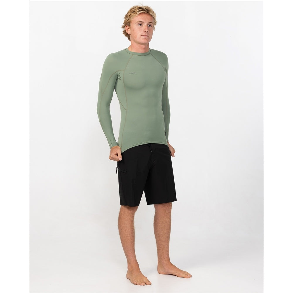 O'Neill Mens HyperFreak Skins Long Sleeve Rashguard
