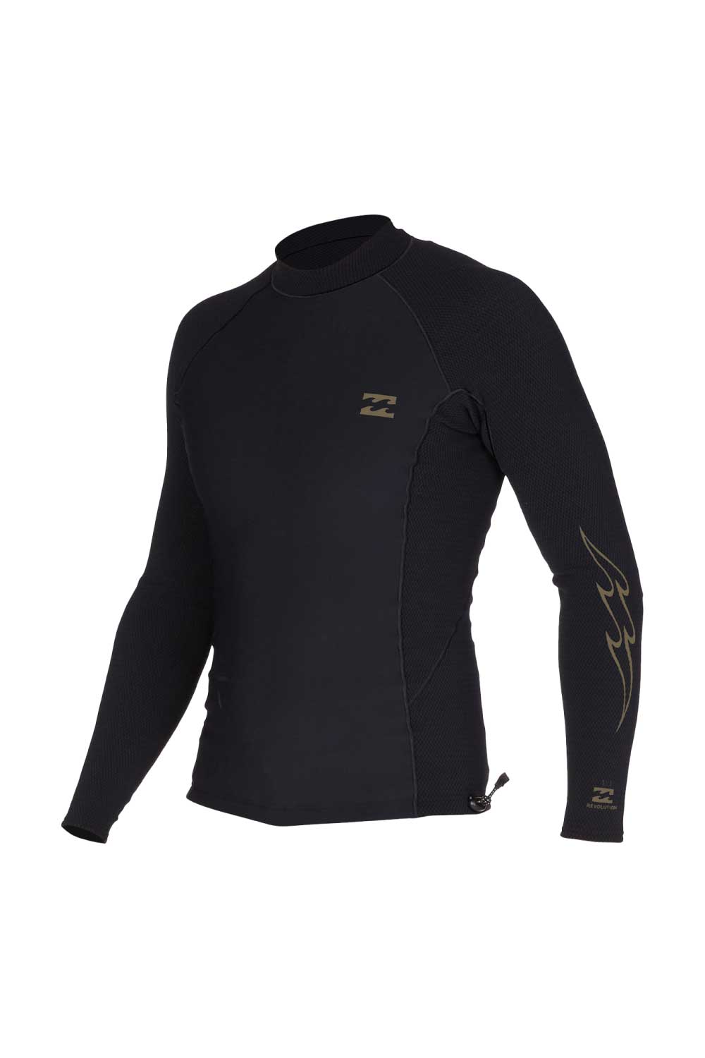 Billabong Mens 1/1mm Revolution Natural Wetsuit Jacket