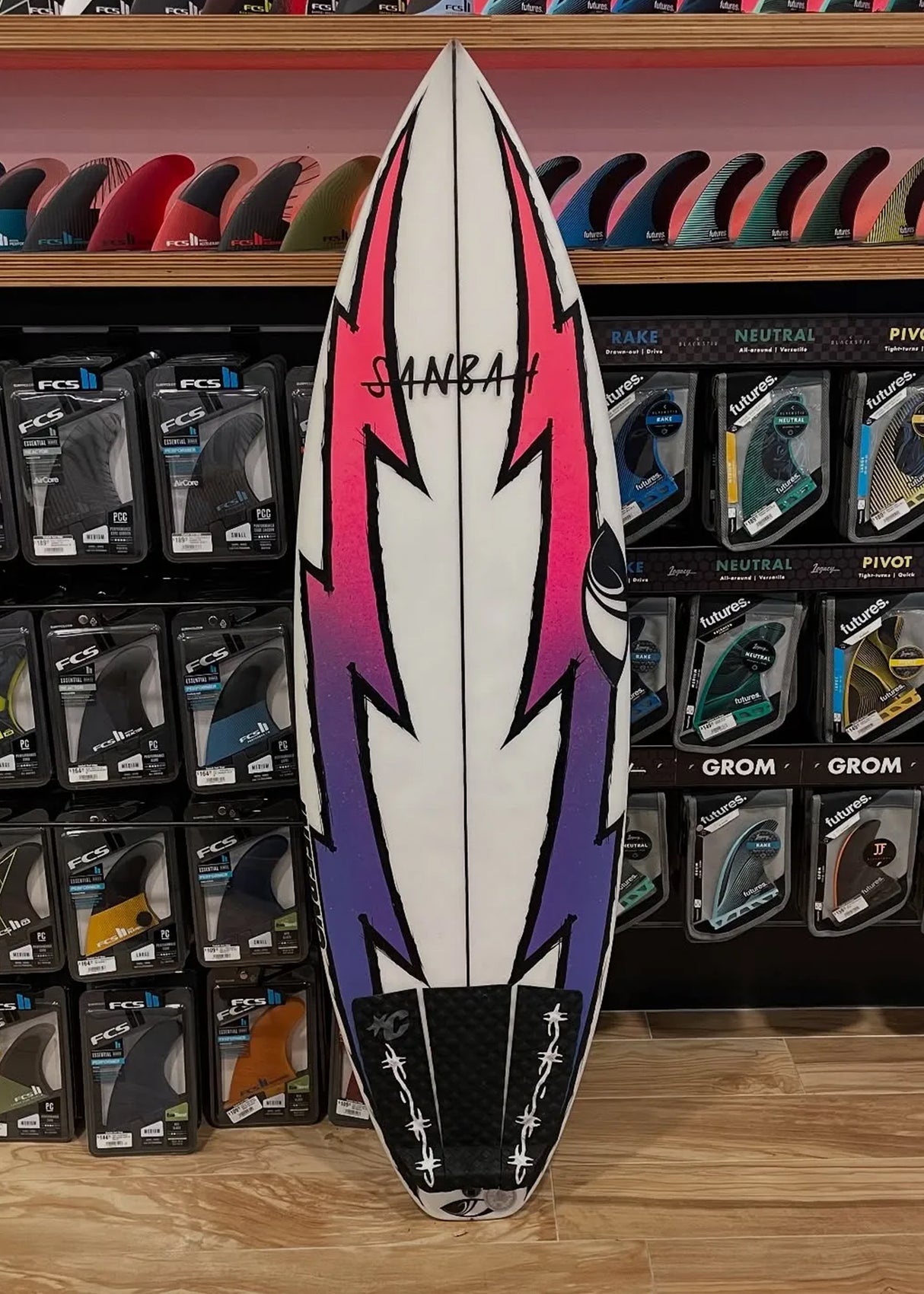 5'0 Sharpeye Inferno 72 Youth Stringered Epoxy #7740 - Used Surfboard