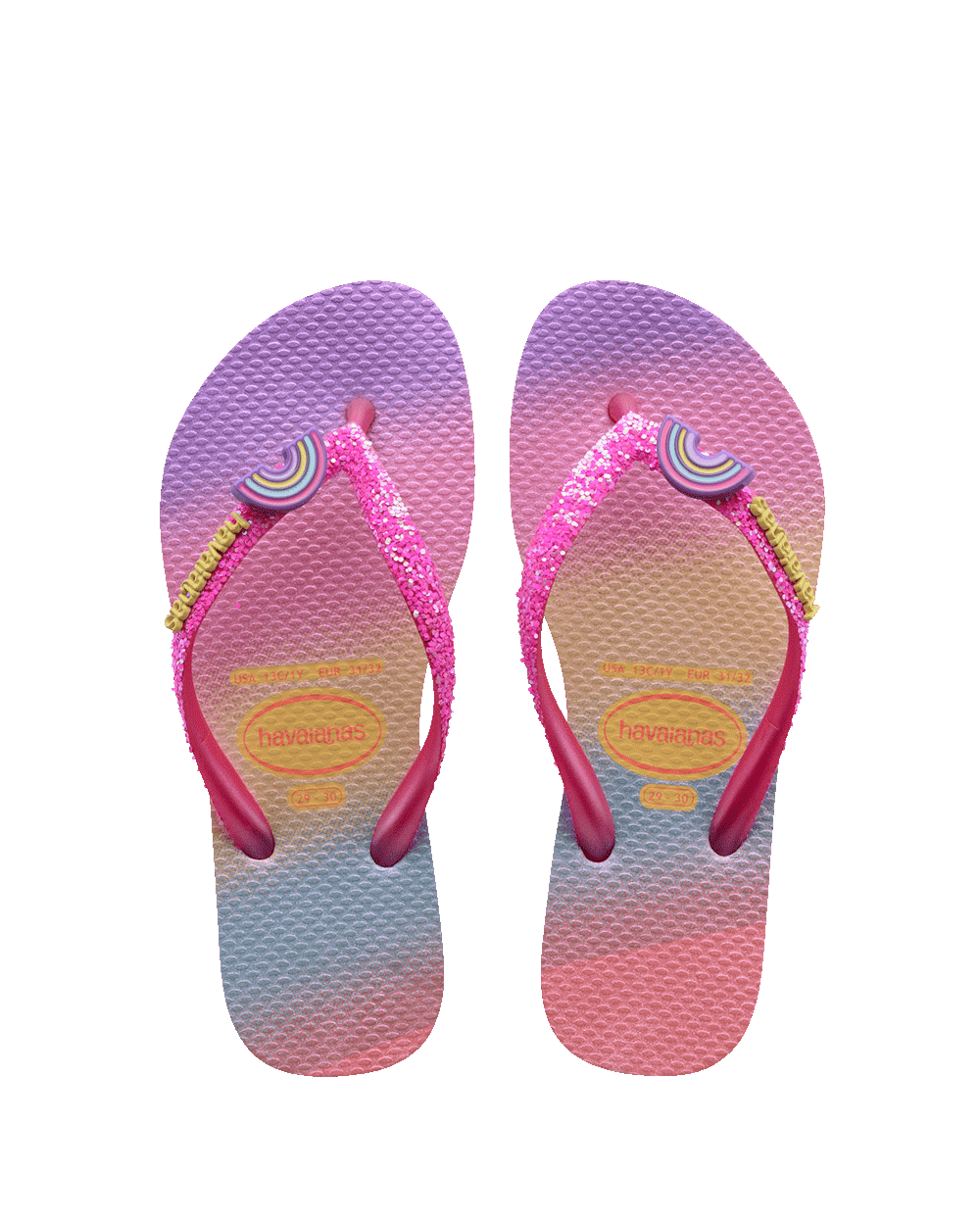 Havaianas Kids Slim Glitter II Thongs