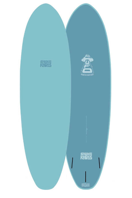 Spooked Kooks UFO 2.0 Softboard - Comes With Fins