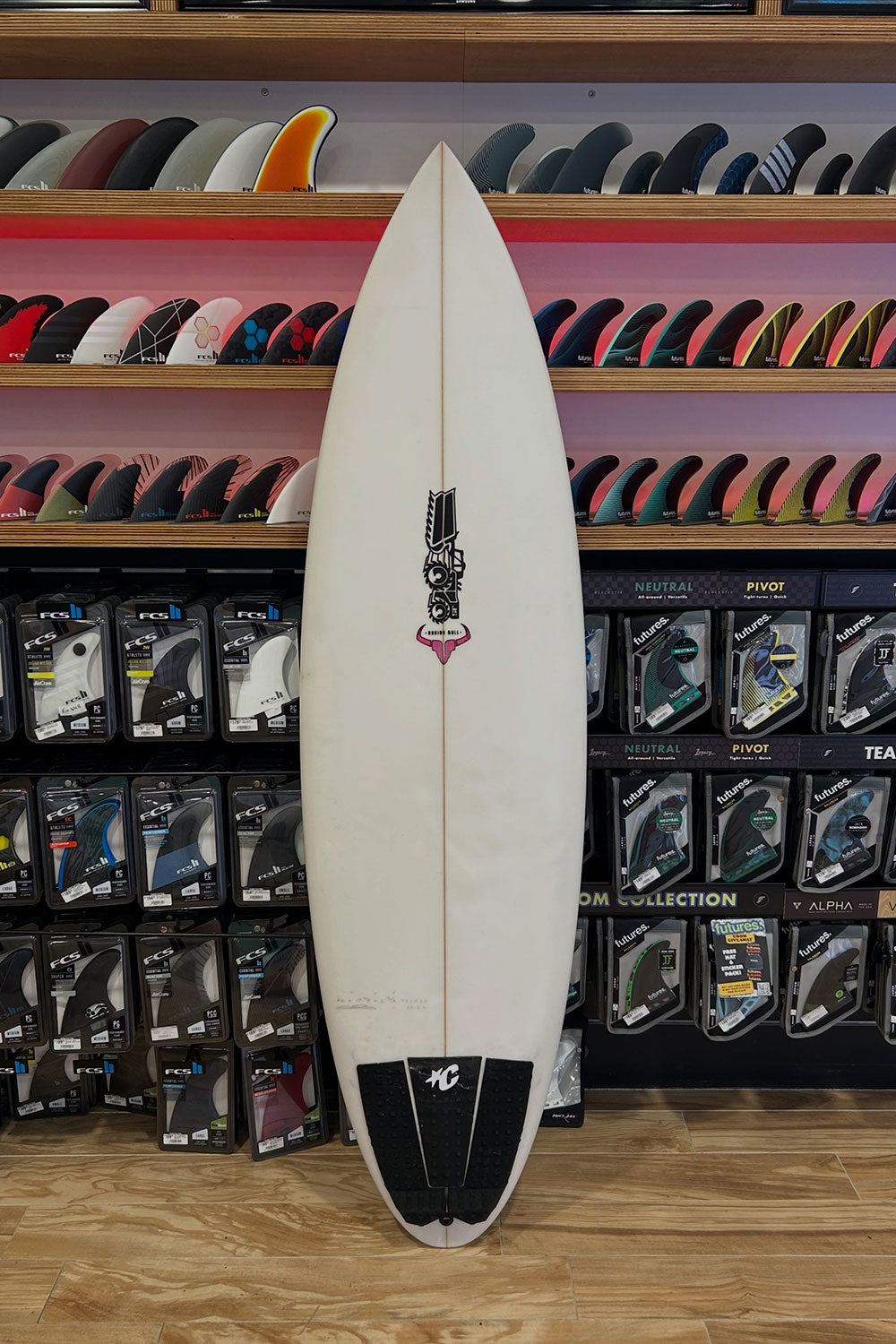 6'2 JS Raging Bull - Limited Edition Channel Bottom #8077  - Used Surfboard