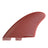 FCS 2 Christenson PG Keel Fin Set - Blood Red | Sanbah Australia