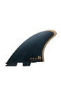 FCS 2 Album PG Keel Fin Set - Black | Sanbah Australia