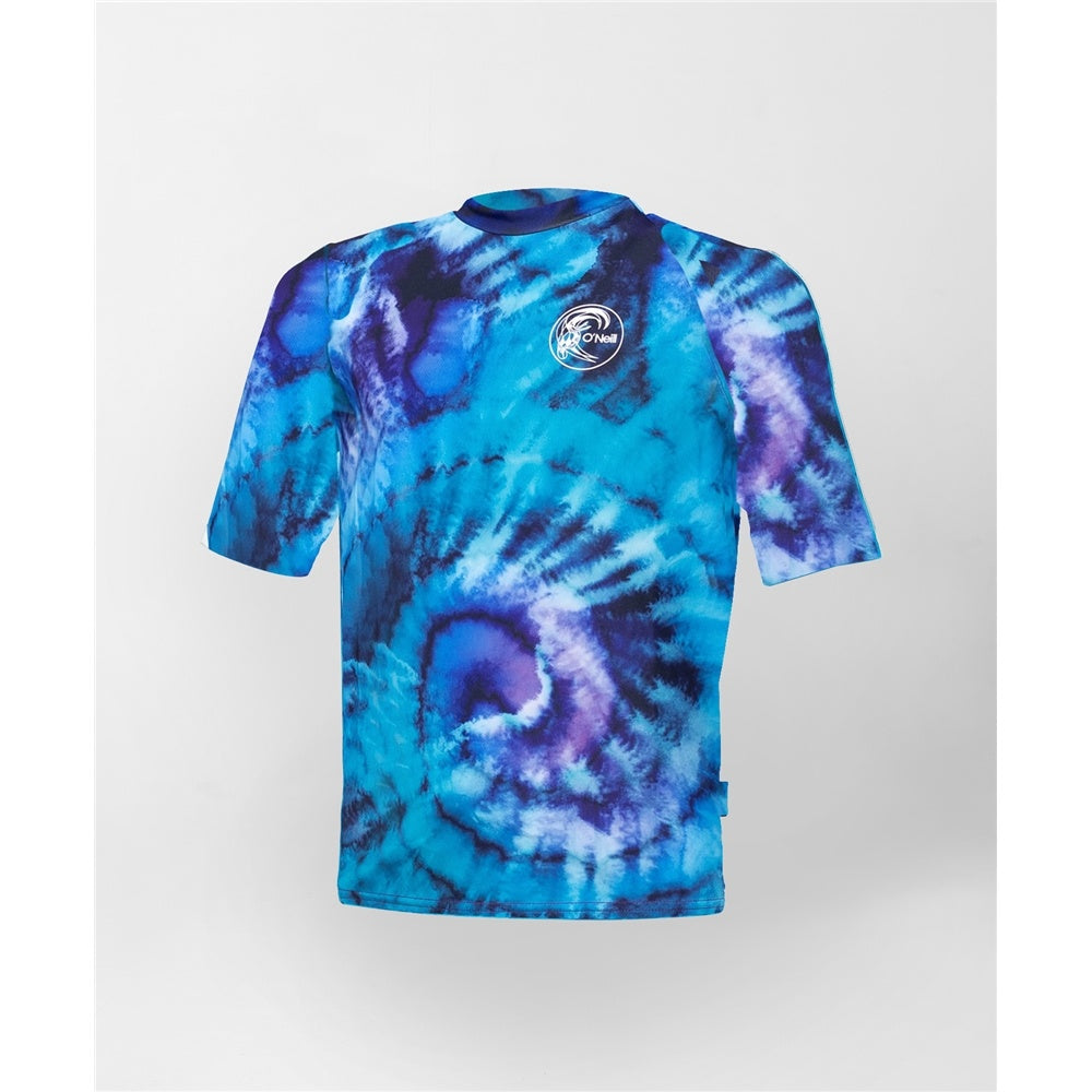 O'Neill Boy's Dopedye UV Short Sleeve Rash Shirt
