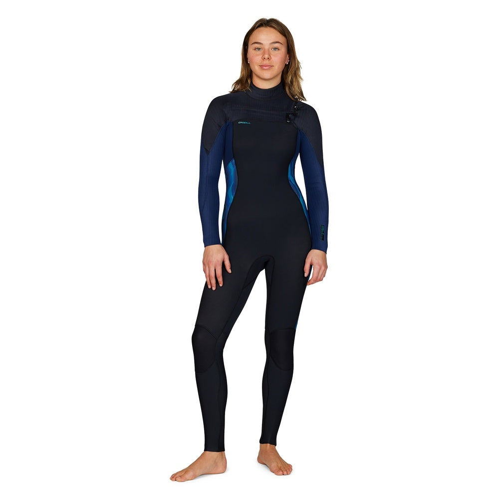 O'Neill Womens Hyperfreak Chest Zip Full 3/2+ Steamer