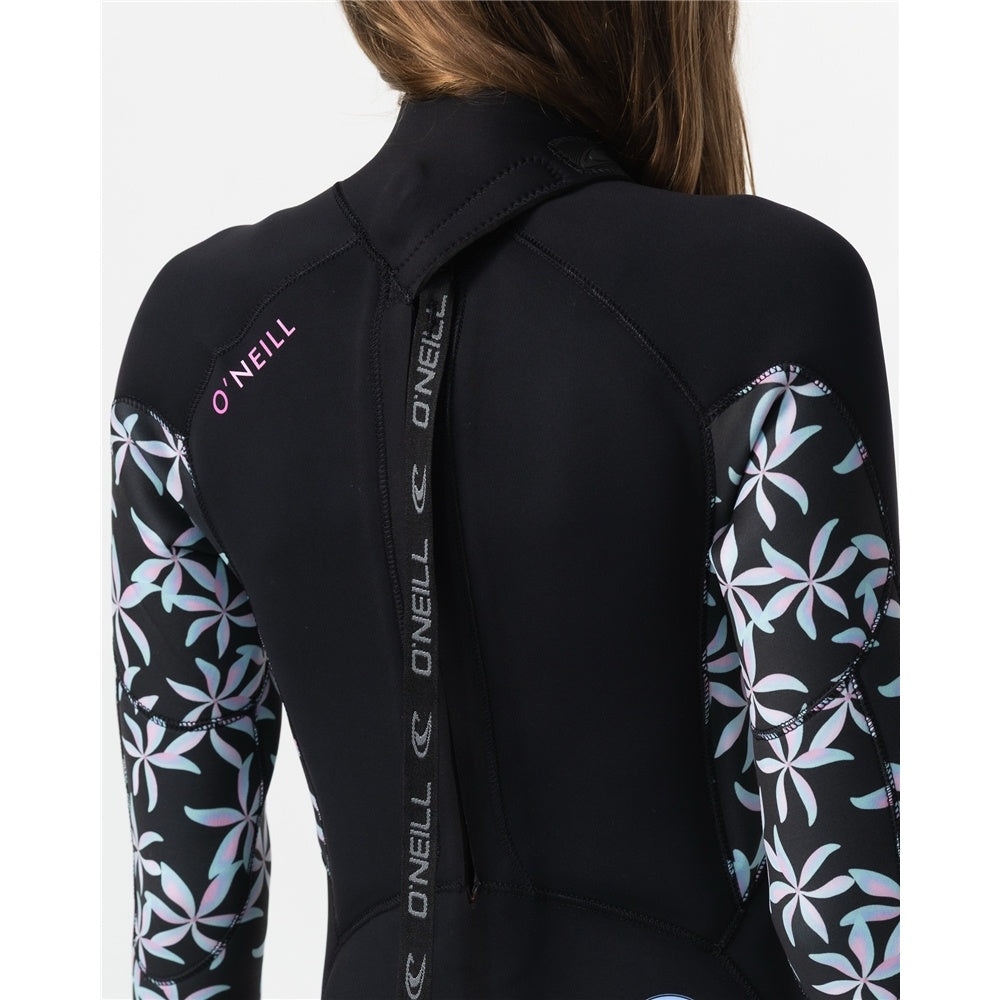 O'Neill Girls Bahia Back Zip 3/2mm Steamer