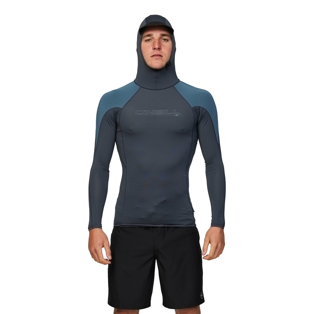 O'Neill Mens Premium Skins O'Zone Hooded Rash Vest