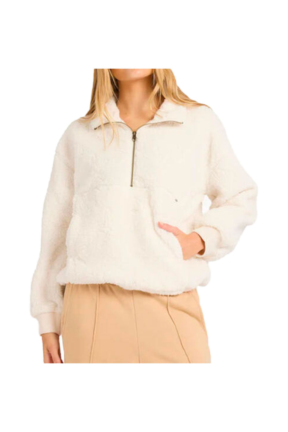 Billabong Womens Rising Tides Half Zip Crew