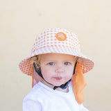 Plow Surf Co Orange Gingham Surf Hat