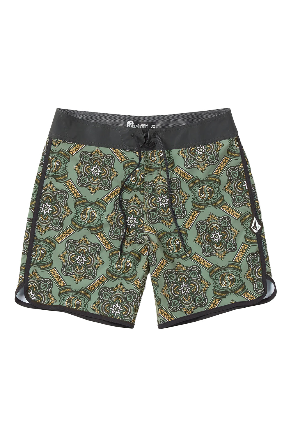 Volcom Mens Mod Tech Magic Scallop 18" Boardshorts