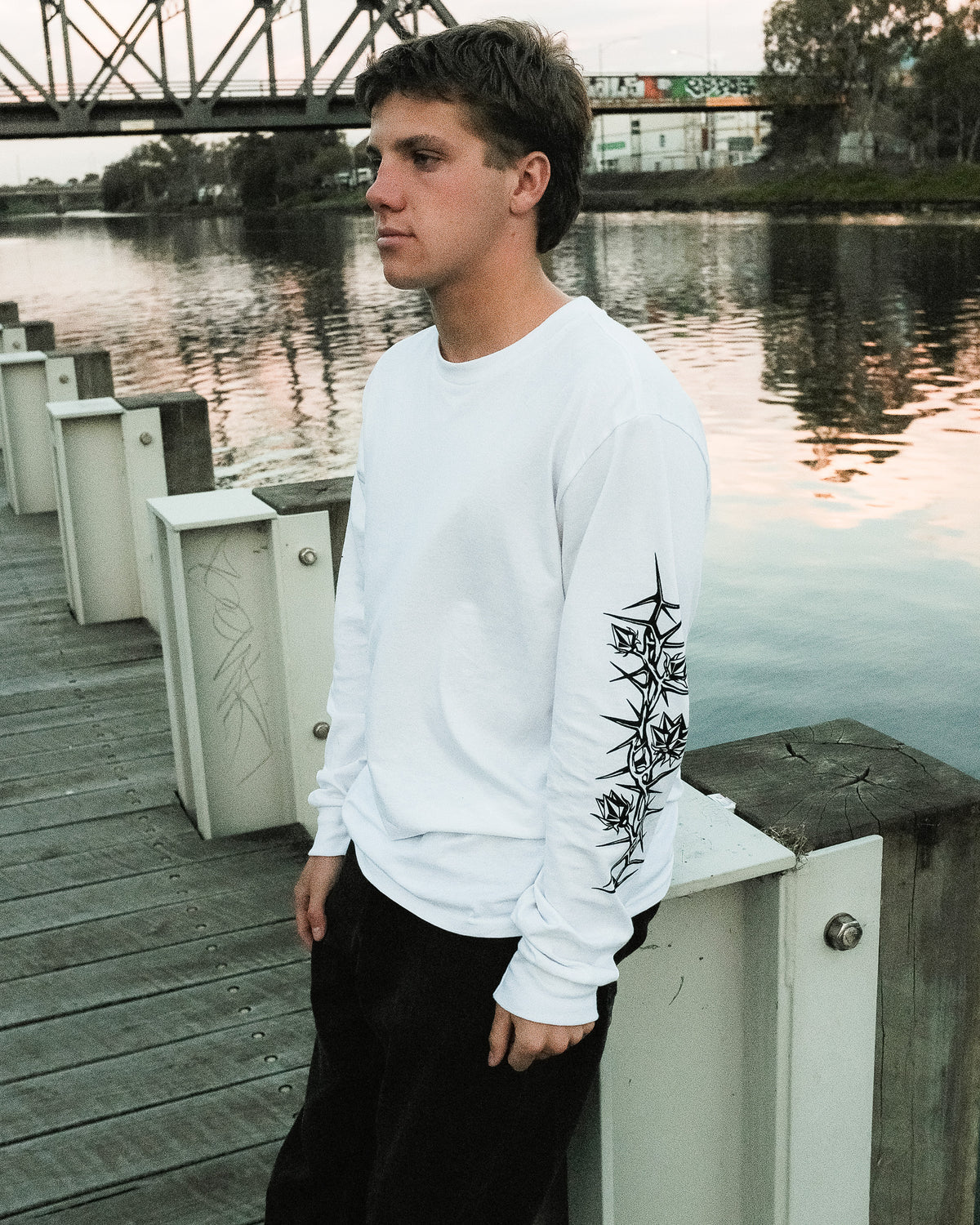 Volcom Mens Die By The Stone Long Sleeve Tee