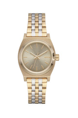 Nixon Small Time Teller - Lt Gold/Silver/Vintage White