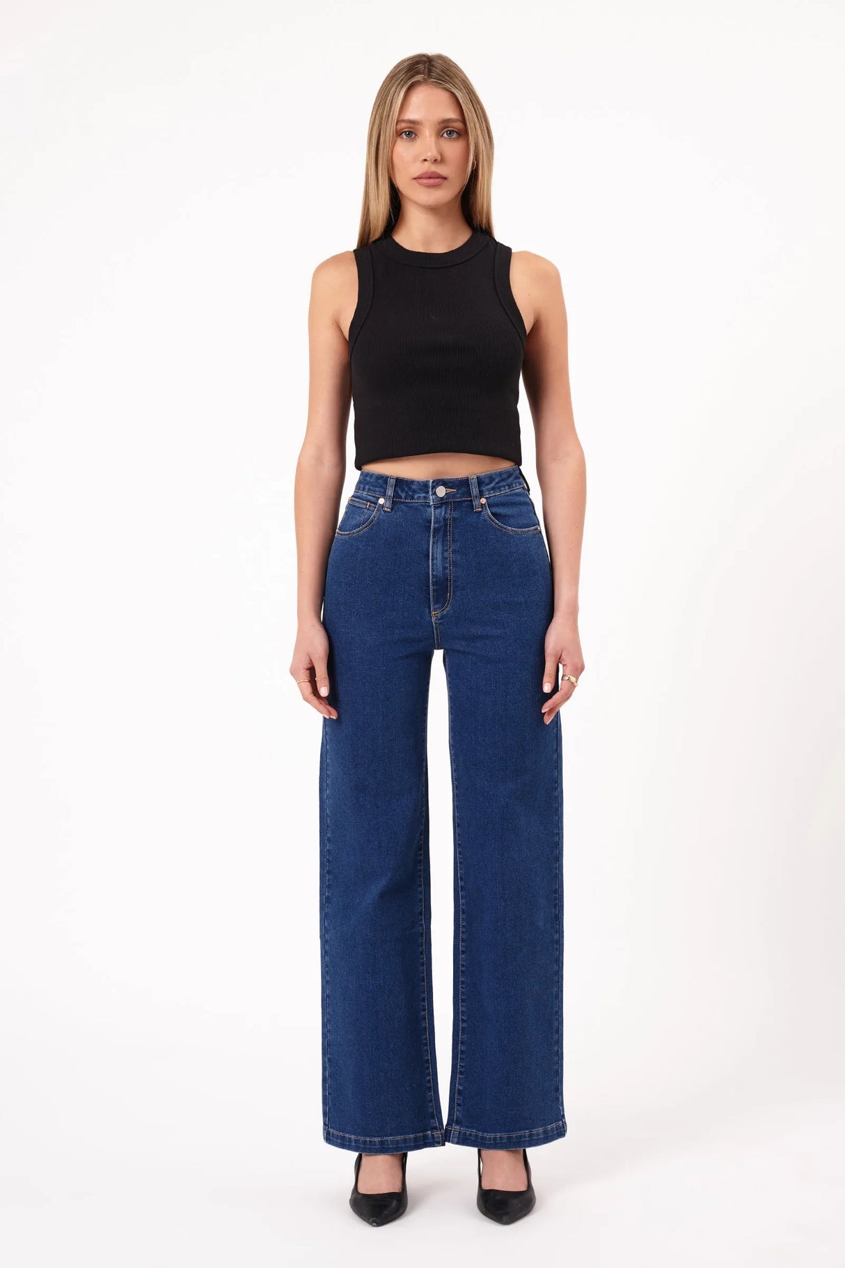 Abrand Womens 94 High Wide Ruth Jeans