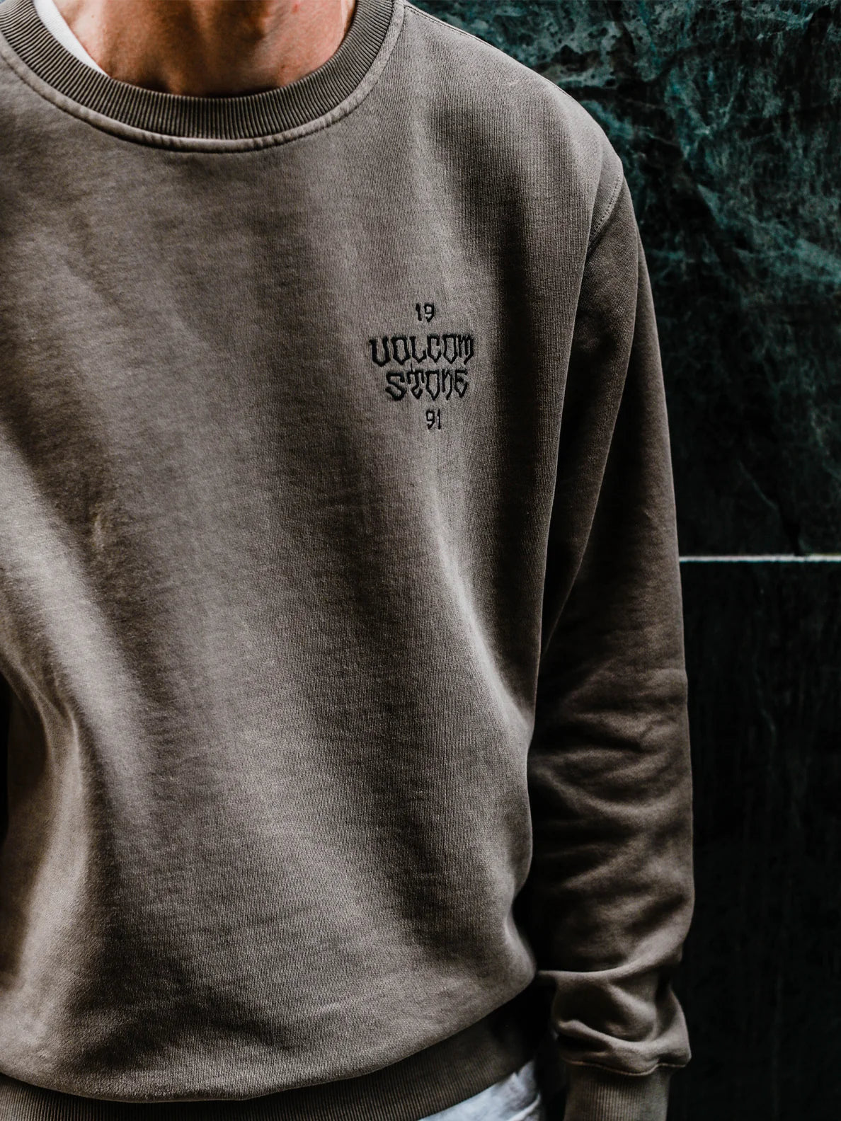 Volcom Mens Compstone Crew Fleece