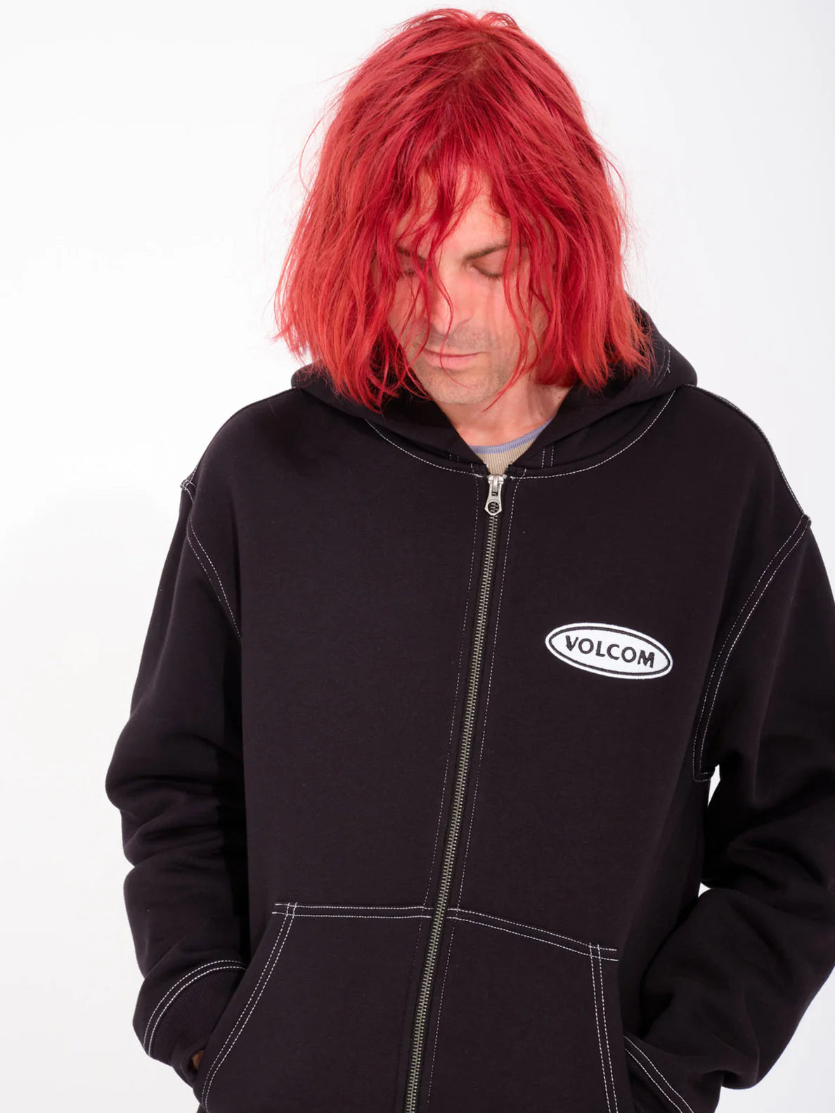 Volcom Mens Workard Zip Hoodie