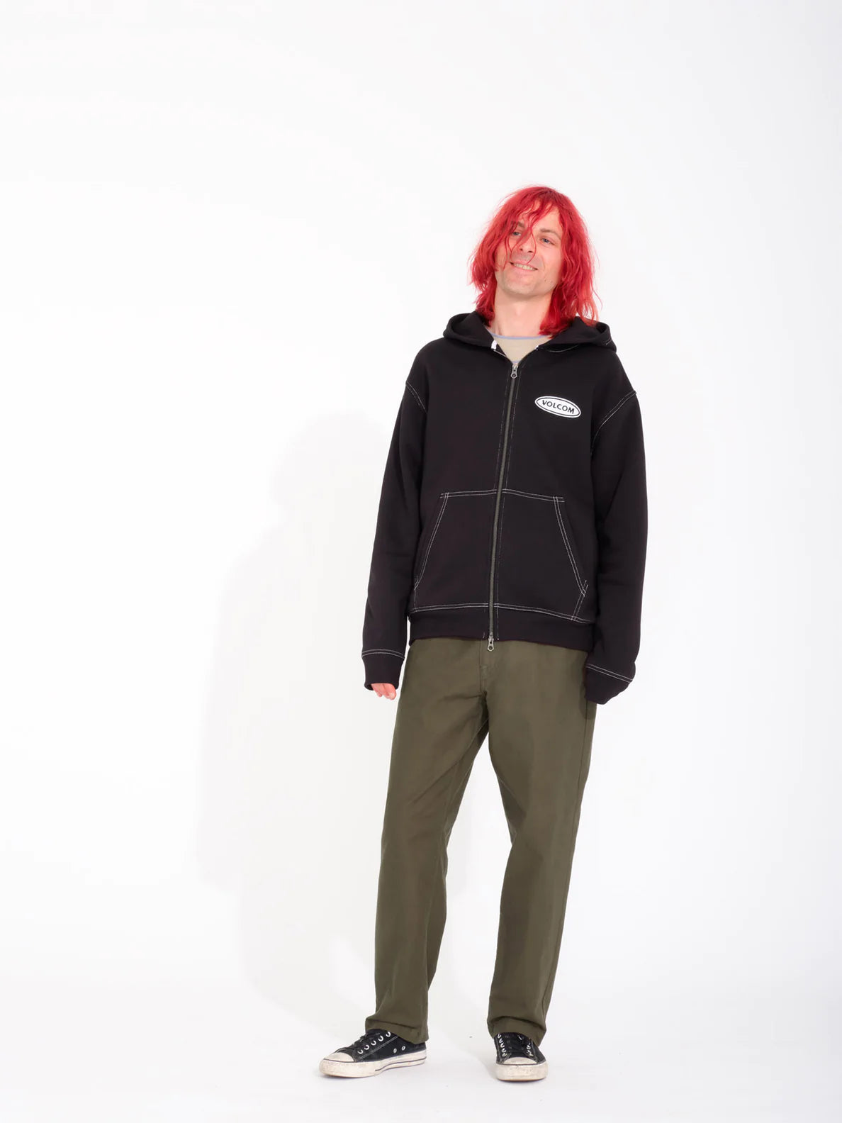 Volcom Mens Workard Zip Hoodie