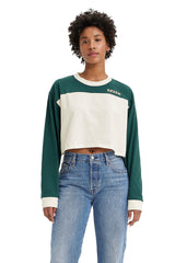 Levi's Women's Graphic Cropped Football Tee