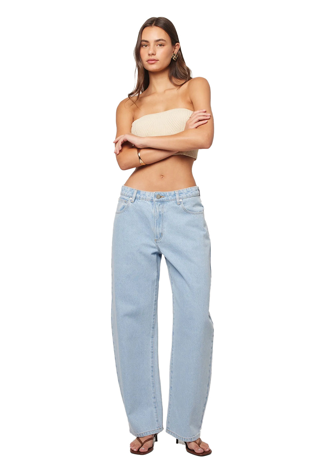 Abrand Womens 95 Mid Barrel Jean Kendall