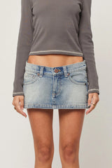 Abrand Jeans 00 Super Low Mini Skirt