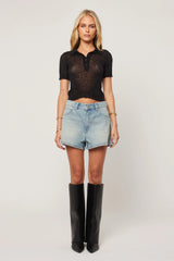 Abrand Jeans 95 Mid Baggy Short