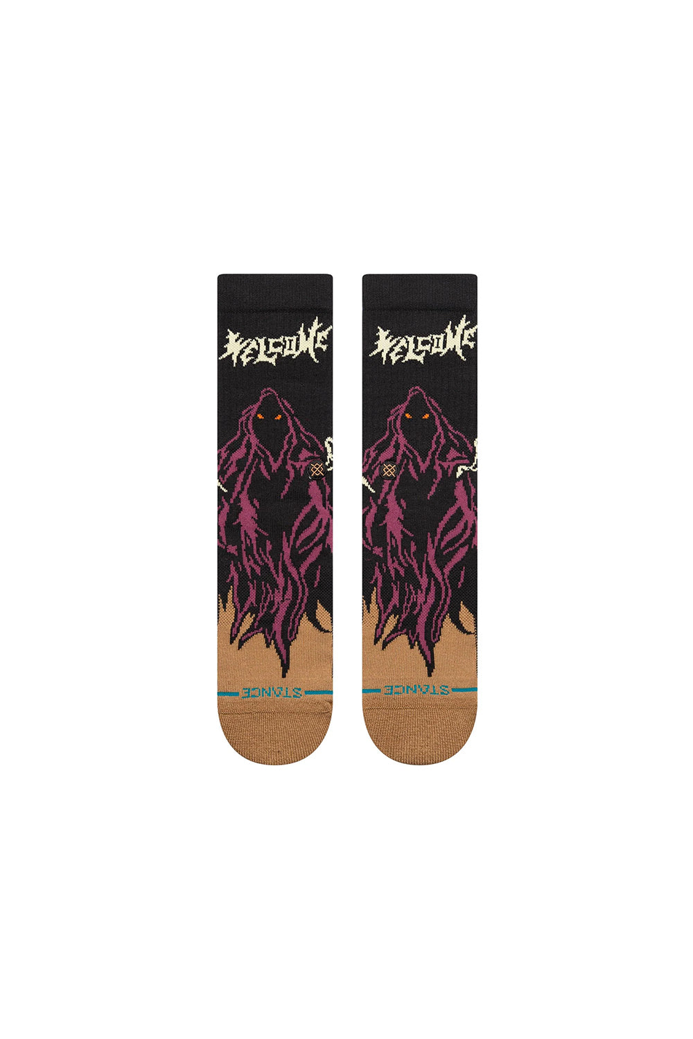 Stance Mens Welcome Skelly Crew Socks