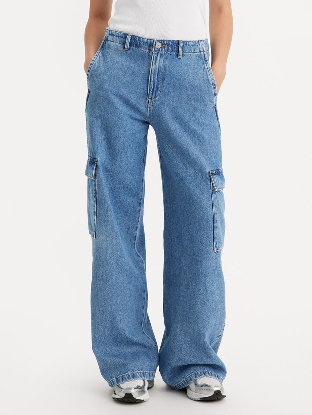Levi's Womens Baggy Cargo Jeans