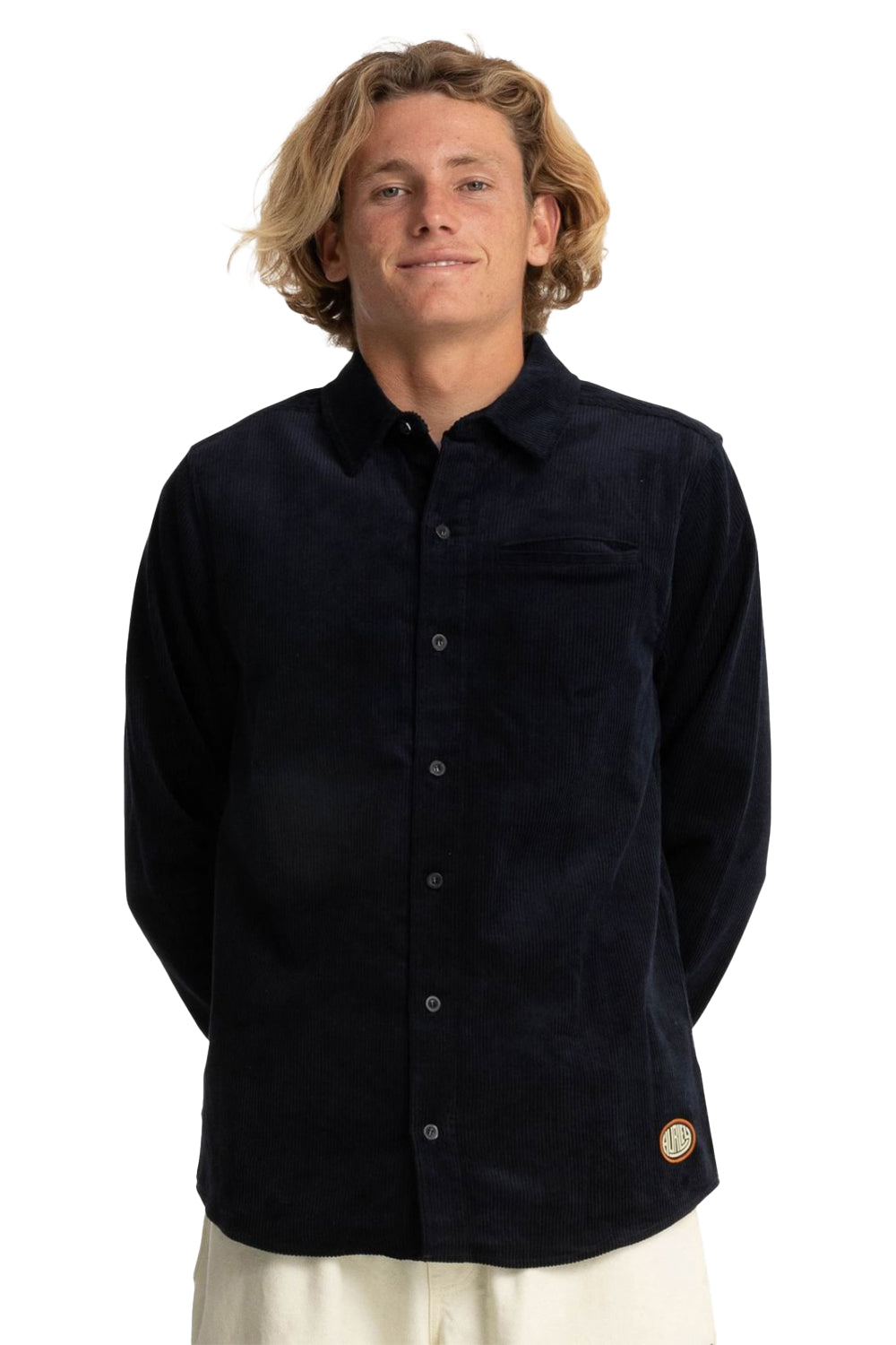 Hurley Mens Service Cord Long Sleeve Shirt