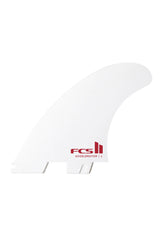 FCS 2 White Accelerator PC Thruster Fin Set