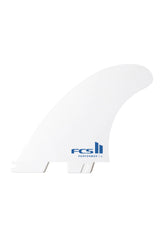 FCS 2 White Performer PC Thruster Fin Set