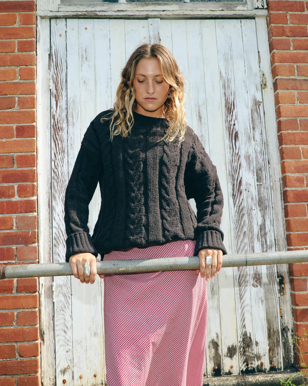 Volcom Womens Cable Cover Crew Neck