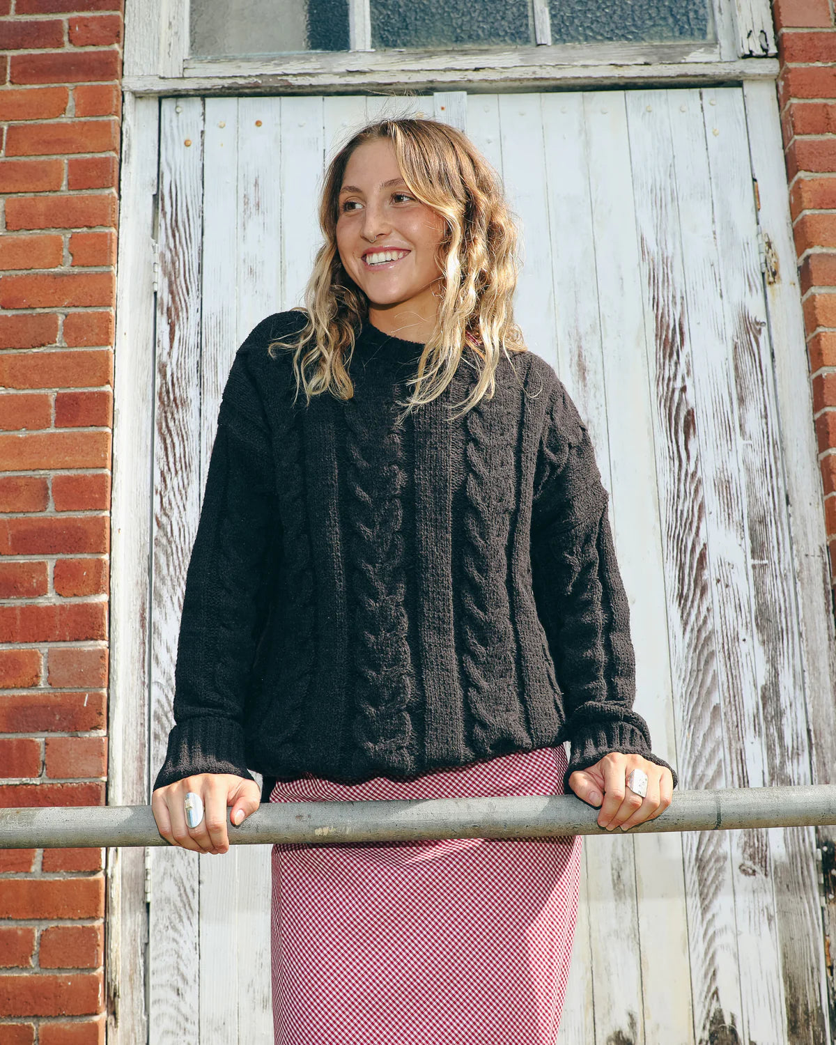 Volcom Womens Cable Cover Crew Neck