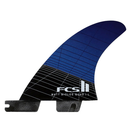 FCS 2 Matt Biolos PC Carbon Quad Rear Fin Set