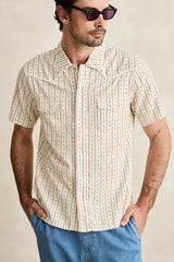 Rhythm Lone Pine Stripe S/S Shirt