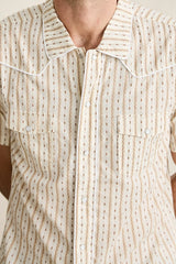 Rhythm Lone Pine Stripe S/S Shirt